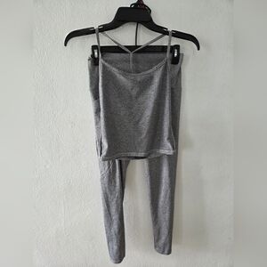 Gray Women's Gym Set